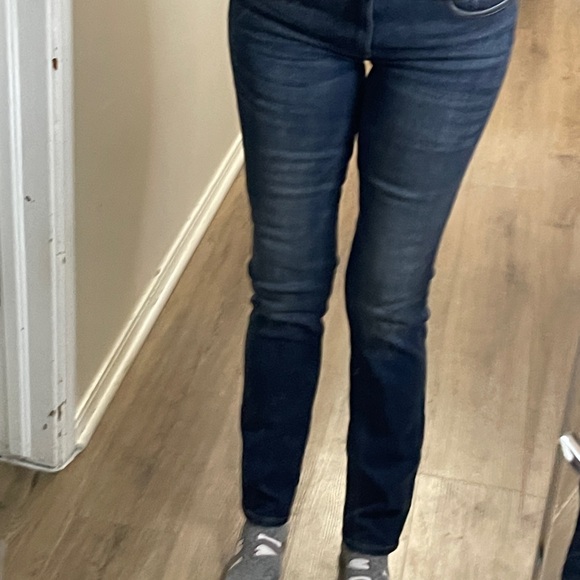 NWT EXPRESS Women's Dark Blue Denim Jeans in size 4 R - Picture 8 of 8